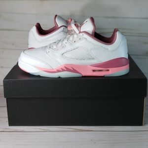 Air Jordan 5 Retro Low (GS) White Coral Chalk Desert Berry